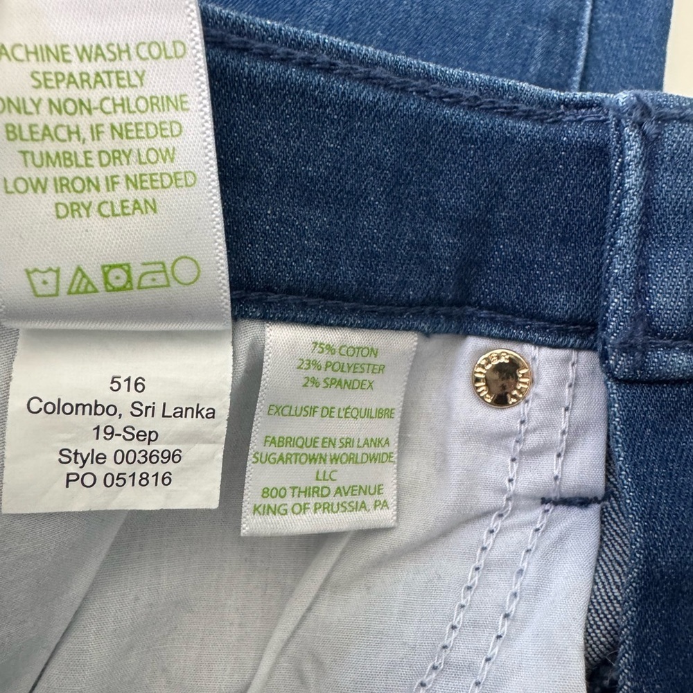 Lilly Pulitzer South Ocean Braided Side Jeans - Picture 10 of 12